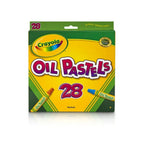 Crayola Oil Pastels,28 Ct Sticks | Features 28 Oil Pastels in unique, vibrant colors.| These creative arts and crafts supplies are great for art projects, school projects, and more. | Ideal for ages 4 & up.