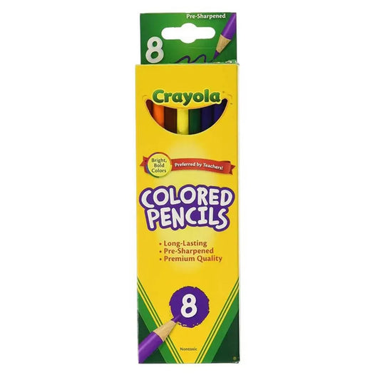 8 ct. Colored Pencils, Long