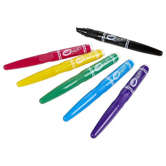 Crayola Project 6 ct. Erasable Poster Markers
