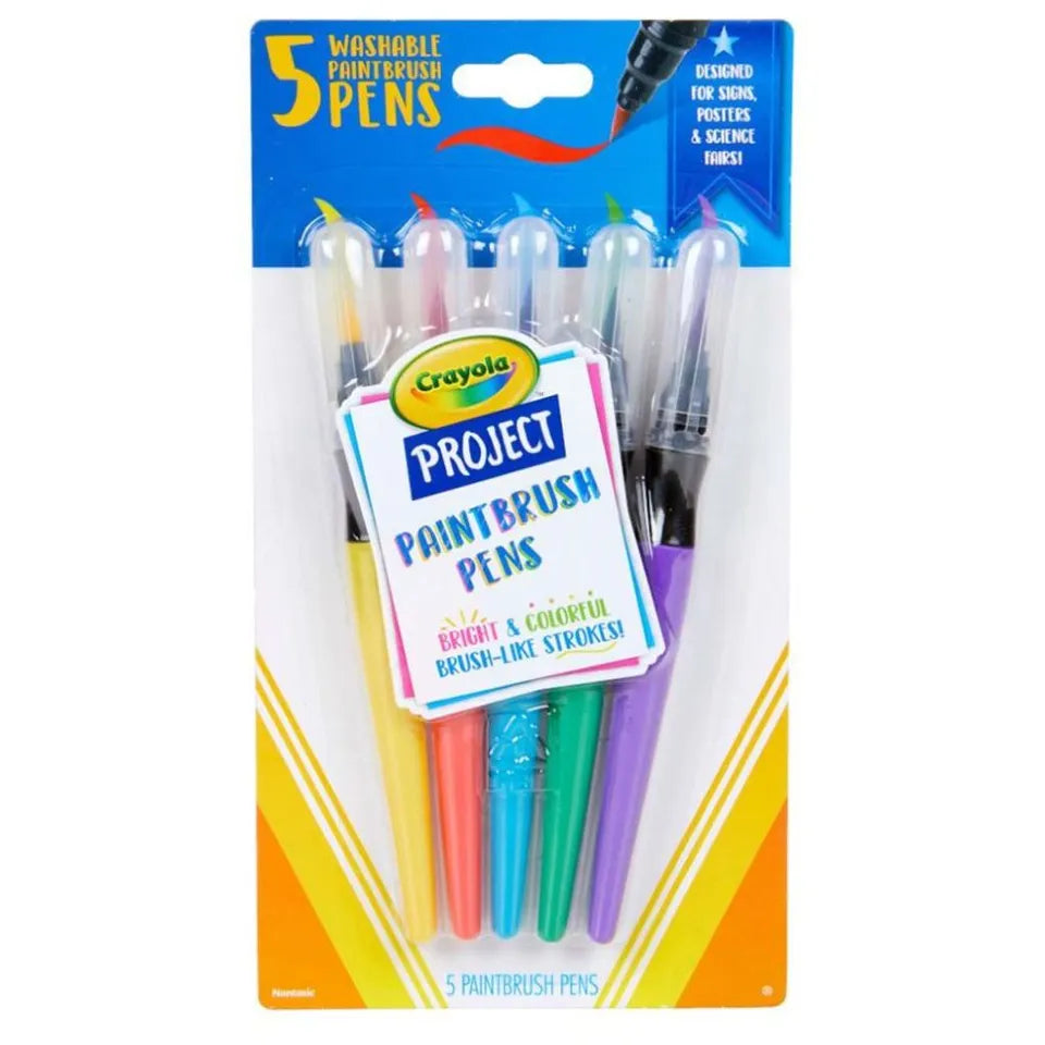 Crayola  Project 5 ct. Paint Brush Pens