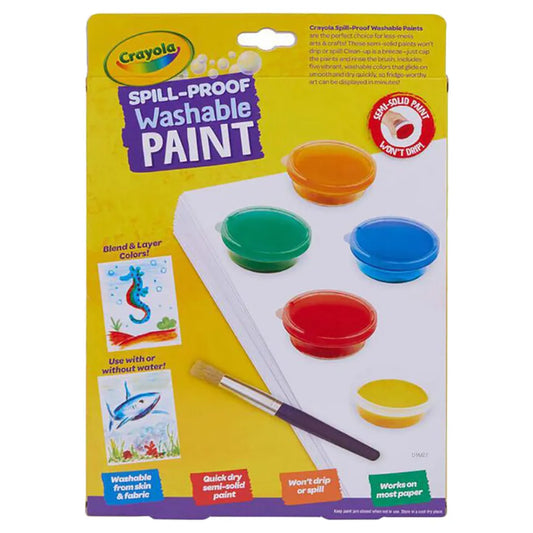 Crayola - Spill-Proof Washable Paints Sets