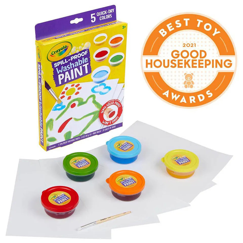 Crayola - Spill-Proof Washable Paints Sets