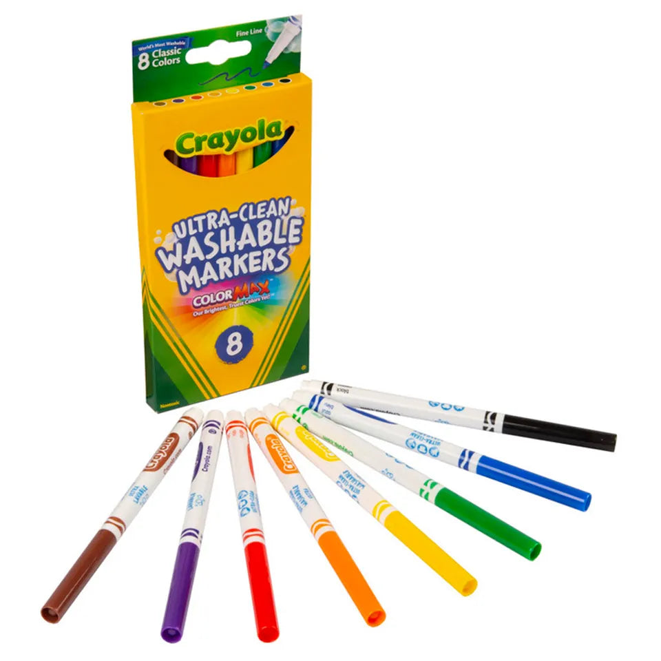 8 ct. Ultra-Clean Washable Classic, Fine Line, Color Max Markers