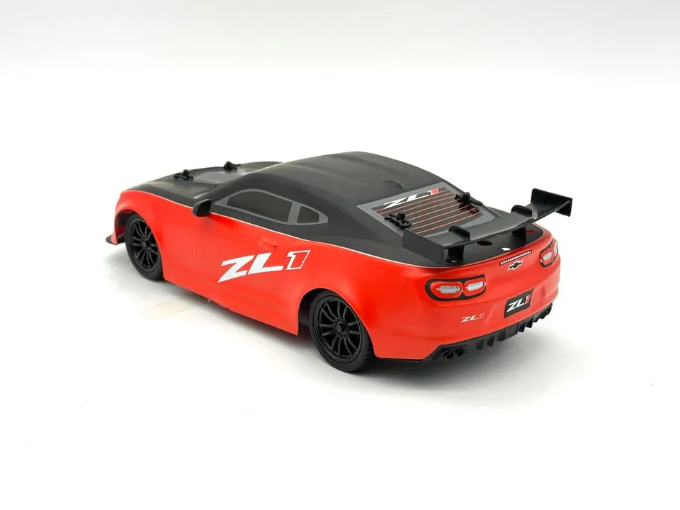 D-power - 1:16 Chevrolet Camaro ZL1 2021 RC Car – Realistic Vapor Exhaust Effect, 2.4GHz Remote Control, Rechargeable Battery Included, for Kids Ages 6+