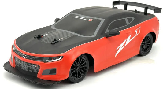 D-power - 1:16 Chevrolet Camaro ZL1 2021 RC Car – Realistic Vapor Exhaust Effect, 2.4GHz Remote Control, Rechargeable Battery Included, for Kids Ages 6+