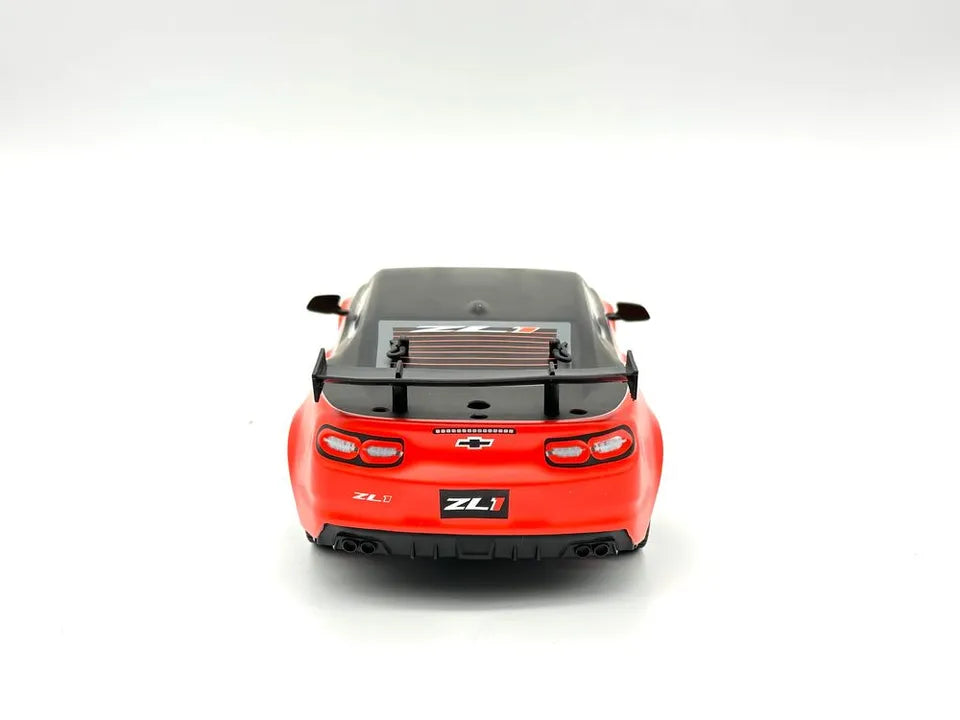 D-power - 1:16 Chevrolet Camaro ZL1 2021 RC Car – Realistic Vapor Exhaust Effect, 2.4GHz Remote Control, Rechargeable Battery Included, for Kids Ages 6+