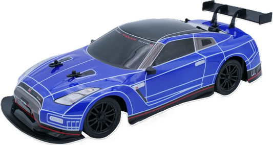 D-power - 1:16 Nissan GT-R (R35) GT500 RC Car – 2.4GHz Remote Control, Rechargeable Battery, Official Race Car Design, for Kids Ages 6+