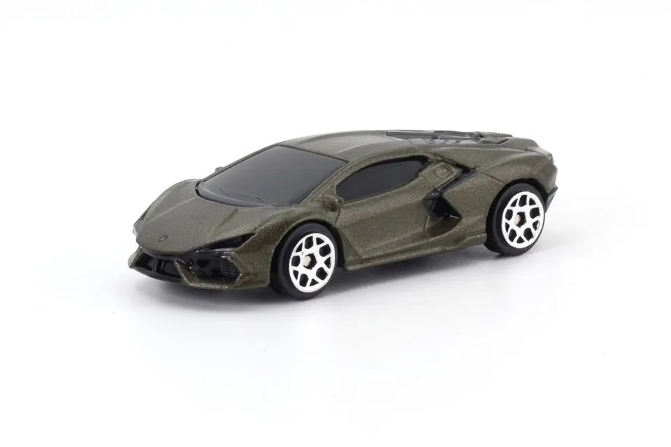 D-Power 1:64 Diecast Lamborghini Revuelto 2024 MATTE Green – Collectible Mini Sports Car, Kids & Adult Toy Car Model