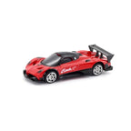 D-Power 1:64 Diecast Pagani Zonda R  – White / Red (Assorted) Collectible Mini Supercar, Kids & Adult Toy Car Model