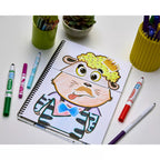 Crayola “Today I Feel” Animal Mix & Match Flip Book – Emotion Learning Activity for Toddlers, 30 Pages & 50+ Stickers | Preschool Feelings Book for Coloring, Mixing & Matching | Educational Gift for Kids Ages 3+