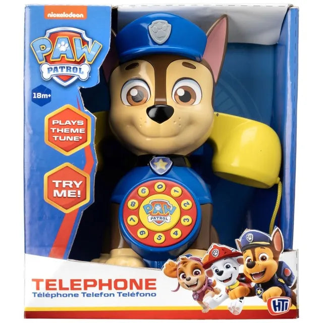 Nickelodeon - Paw Patrol Chase Toy Telephone | Perfect for imaginative play | Gift Ideal for ages 18 months