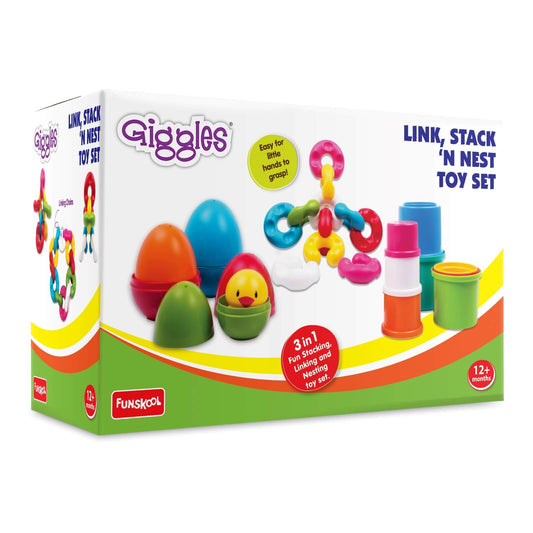 Funskool - LINK STACK & NEST TOY SET