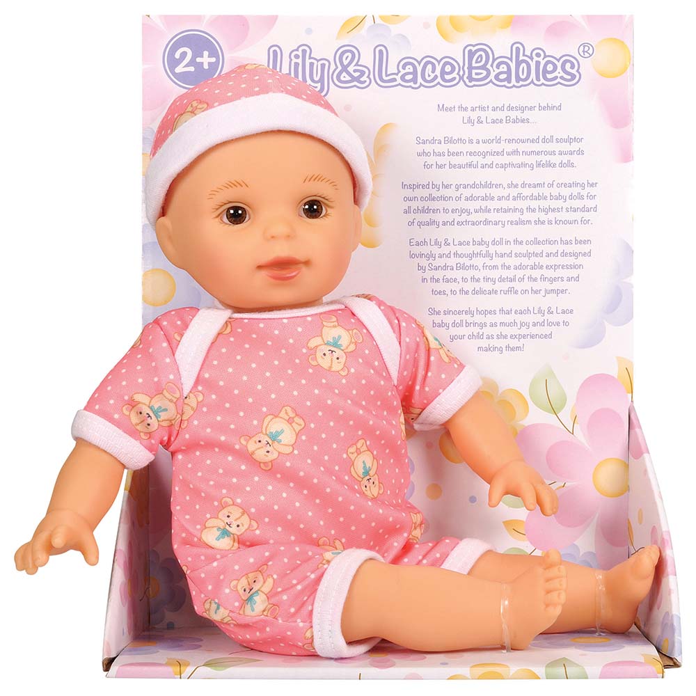 Lotus - 11.5" inch, Soft-bodied Baby Doll – Caucasian 2