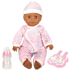 Lotus - 18" inch, Soft-bodied Baby Doll – Afro-American (No Hair)