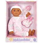 Lotus - 18" inch, Soft-bodied Baby Doll – Afro-American (No Hair)