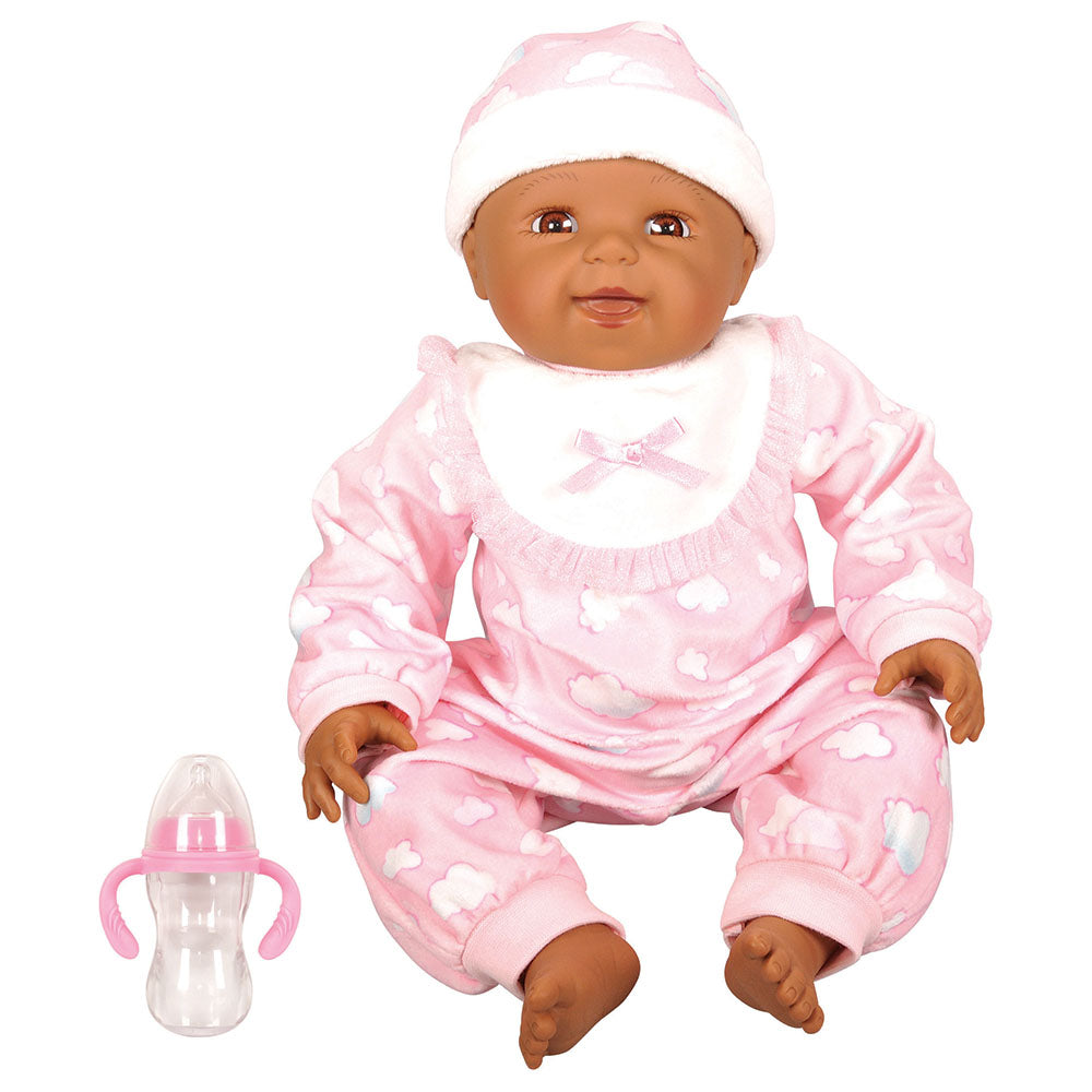 Lotus - 18" inch, Soft-bodied Baby Doll – Afro-American (No Hair)