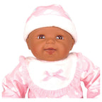 Lotus - 18" inch, Soft-bodied Baby Doll – Afro-American (No Hair)