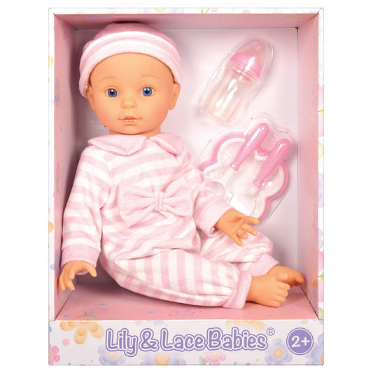 Lotus - 16" inch, Soft-bodied Baby Doll – Caucasian (No Hair)