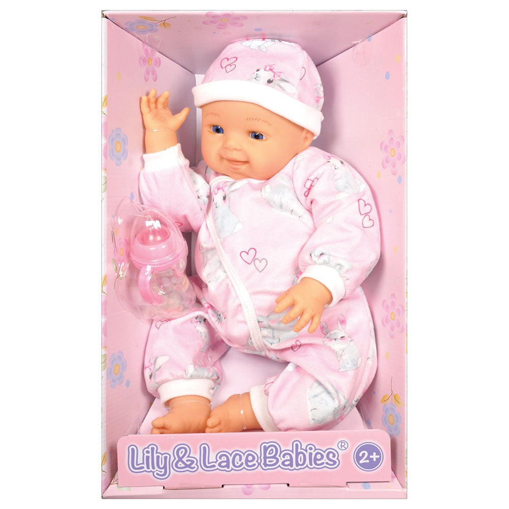 Lotus - 18" inch, Soft-bodied Baby Doll – Caucasian (No Hair)