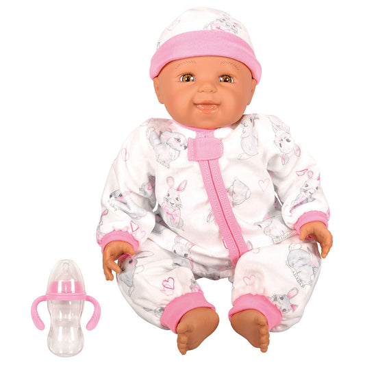 Lotus - 18" inch, Soft-bodied Baby Doll – Hispanic (No Hair)