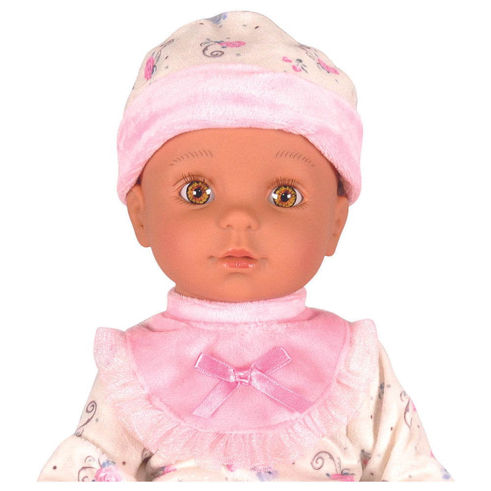 Lotus - 16" inch, Soft-bodied Baby Doll – Hispanic (No Hair)