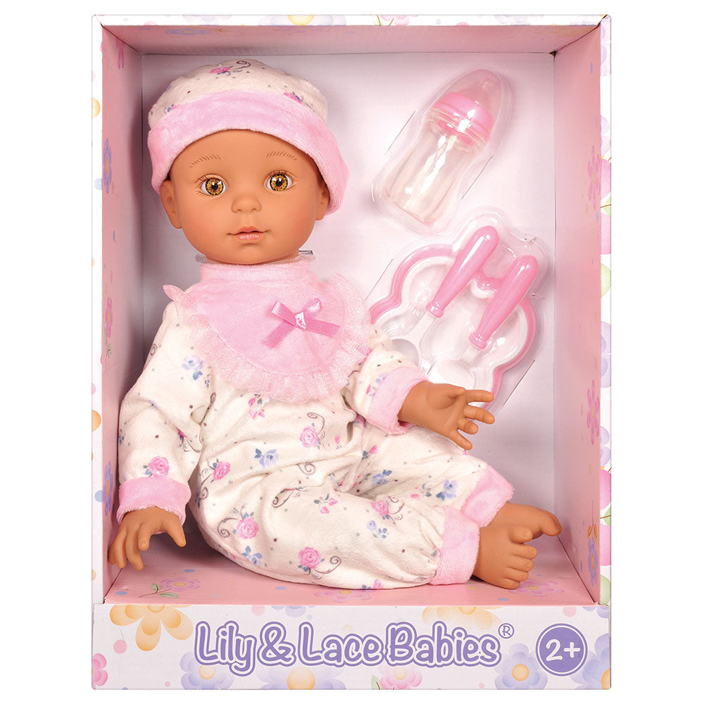Lotus - 16" inch, Soft-bodied Baby Doll – Hispanic (No Hair)