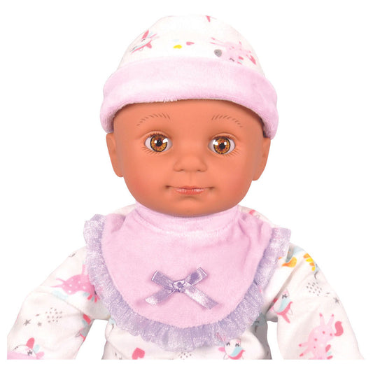 Lotus - 18" inch, Soft-bodied Baby Doll – Hispanic (No Hair)