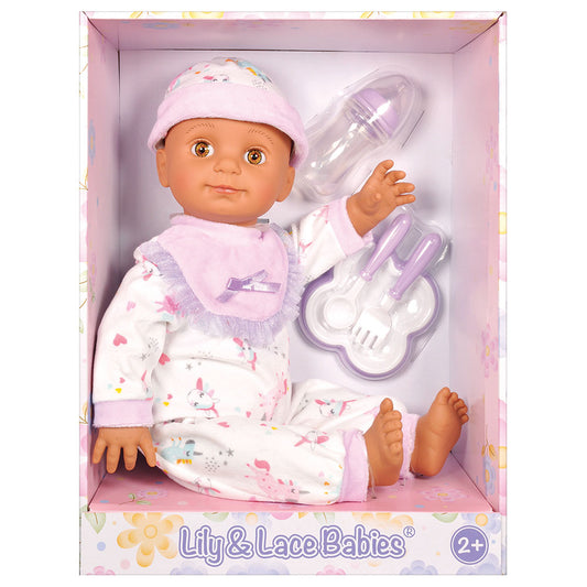 Lotus - 18" inch, Soft-bodied Baby Doll – Hispanic (No Hair)