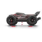 MJX – Brushless RC Hobby GradeTruck | High Speed, 2.4Ghz Remote Control | 1:16 Scale Radio Controlled Off-roader Electronic Monster R/C Truck | RTR, All Terrain - Black
