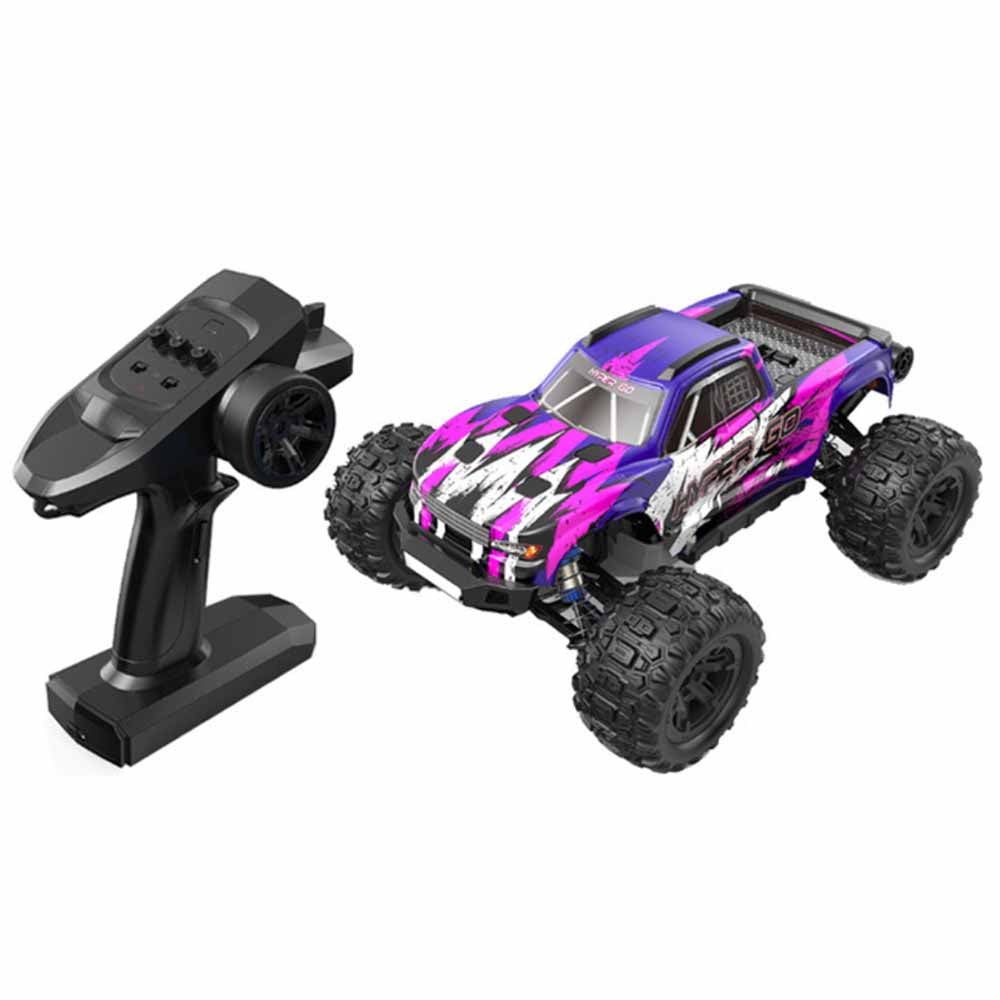 MJX – RC Hobby Grade GPS Truck | High Speed 38km/h, 2.4Ghz Remote Control | 1:16 Scale Radio Controlled Off-roader w Bluetooth & App | RTR, All Terrain - Purple