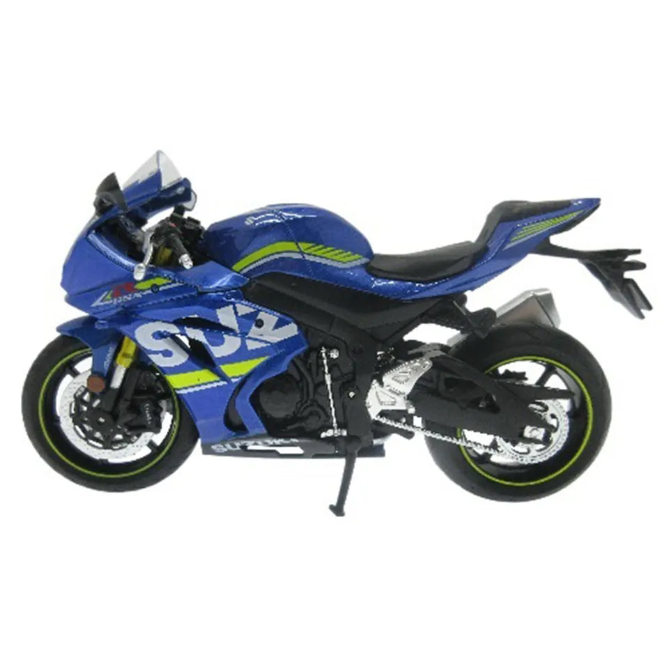 D-power MSZ - SUZUKI GSX-R1000 - Blue | Die-Cast Replica, Ultimate Collector's Item, Limited Edition | Size - 1:12, For Kids 3+