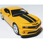 D-power MSZ – Chevrolet Camaro SS - Yellow| Die-Cast Replica, Ultimate Collector's Item, American Muscle Cars | Toy Vehicles, Metal Toy Car Model - Pull Back Collection | Size - 1:32, For Kids 3+