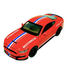 D-power MSZ – Ford Shelby GT350 - Red | Die-Cast Replica, Ultimate Collector's Item, Super Cars | Toy Vehicles, Metal Toy Car Model - Pull Back Collection | Size - 1:32, For Kids 3+