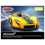 D-power MSZ – McLaren P1™ GTR - Yellow | Die-Cast Replica, Ultimate Collector's Item, Super Cars | Toy Vehicles, Metal Toy Car Model - Pull Back Collection | Size - 1:31, For Kids 3+