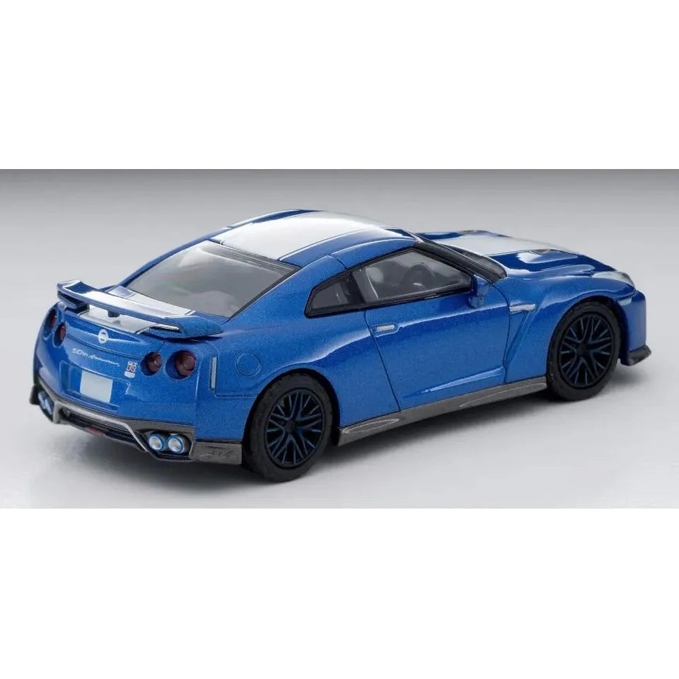 D-power MSZ - Nissan GT-R (R35) – Blue | Die-Cast Replica, 50th Anniversary - Ultimate Collector's Item, Limited Edition | Interact with Doors & Hoods - Pull Back Collection with Lights & Sounds | Size - 1:32, For Kids 3+
