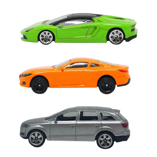 D-power MSZ – Prestige Trio, 3Pc 1:64 Sized BMW, Audi, Lamborghini | Die-Cast Replica, Ultimate Collector's Item, Toy Car, Bundle Collection | Size - 1:64, For Kids 3+