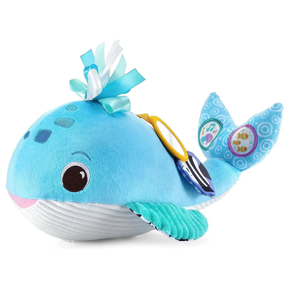 VTech Baby Snuggly Sounds Whale, Baby Sensory Toy with Lights, Sounds & Music, Interactive Gift for infants 3, 6, 9, 12 months +, English version