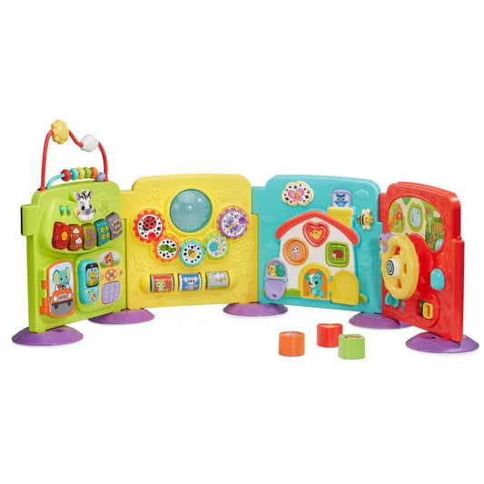 VTech Baby 4-in-1 Steps & Stages Activity Center | Interactive Learning Toy with Lights, Music & Motor Skill Play for Infants