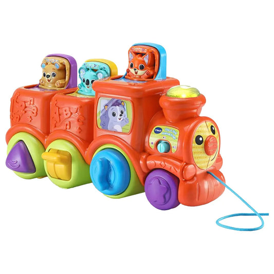 VTech - Pop and Sing Animal Train | Interactive & Developmental Toy with Sounds and Music | For Boys & Girls, Suitable for Ages 3 Months+