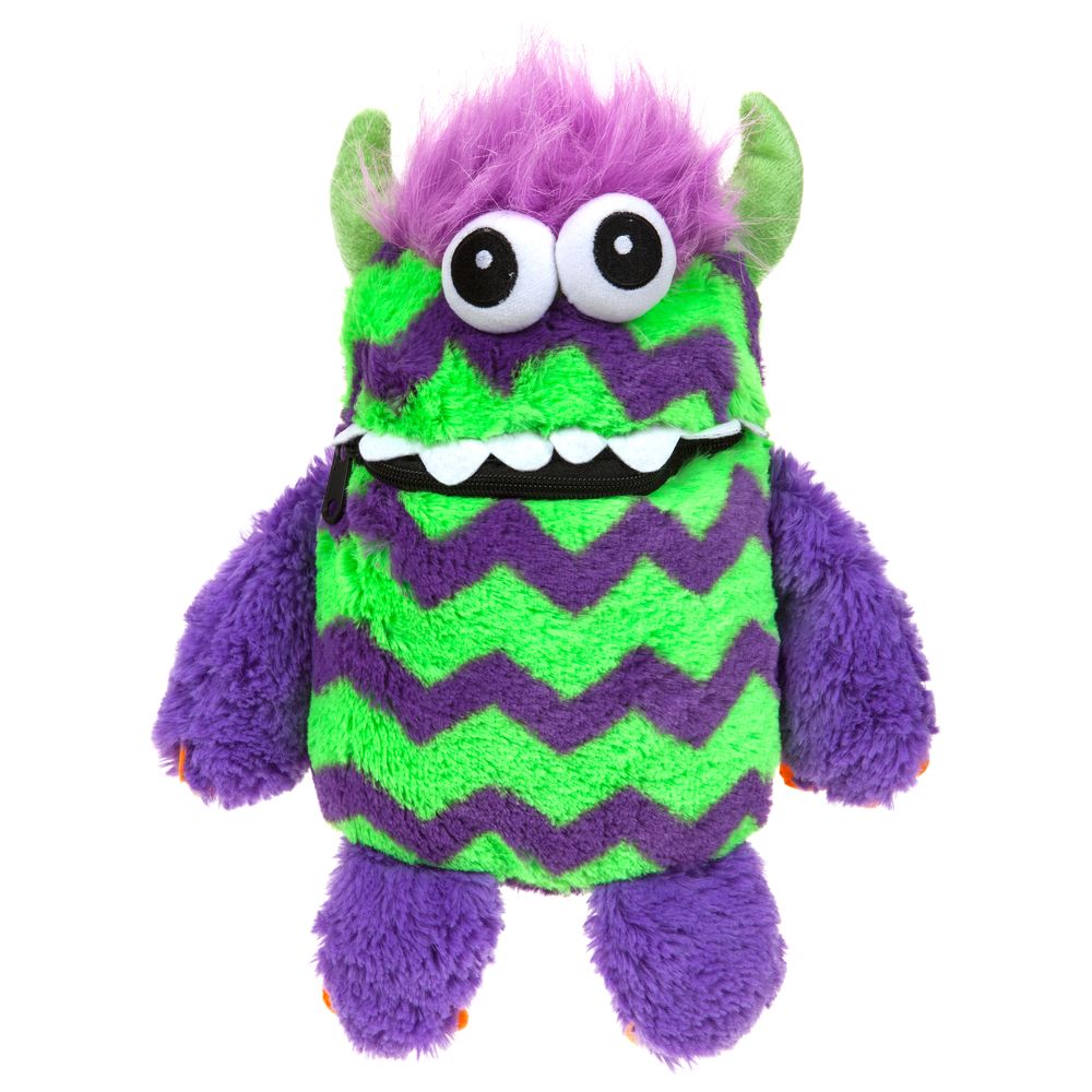 WORRY MONSTER | 9-inch Soft Plush Toy (3 Color Asst Pink/Purple/Blue)