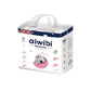 Aiwibi Disposable Breathable Baby Pants Q Shape With Super Soft Embossed Pearl Topsheet Pants,Size XXL 15-21KG 20 Pieces