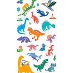 Avenir Tattoo Sticker - Dino | 52pc Set of Temporary Tattoos - High-Quality Water-Based Ink - Safe and Easy to Apply and Remove - Lasts 3-5 Days for Kids 3+
