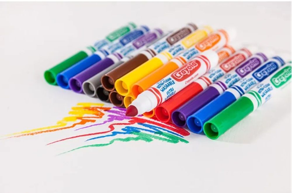 10 Ct Silly Scents Smash Ups, Broad Line Washable Markers
