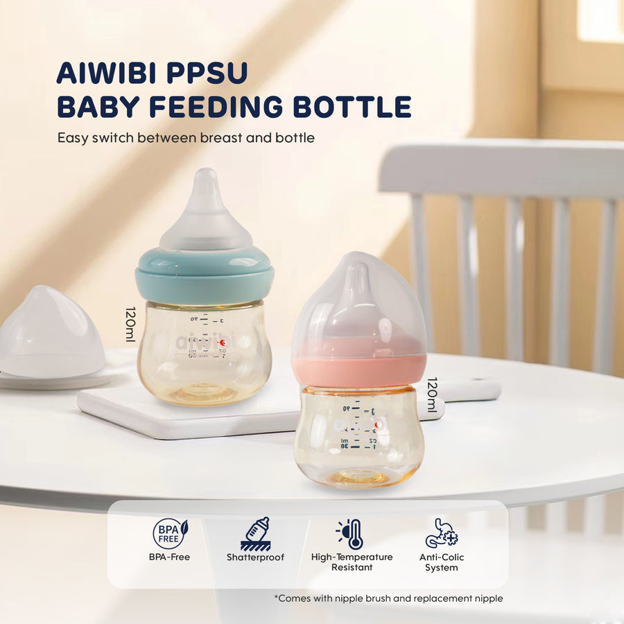 Aiwibi New Born Baby Feeding Bottle 120ml