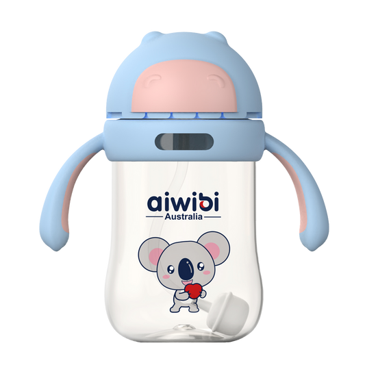 Aiwibi Water Bottle with straw 300ml