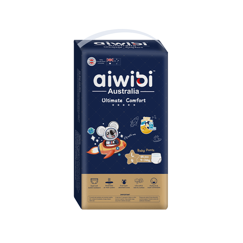 Aiwibi Night Plus Baby Pants, Size 4, 9-14 kg, 44 Pcs