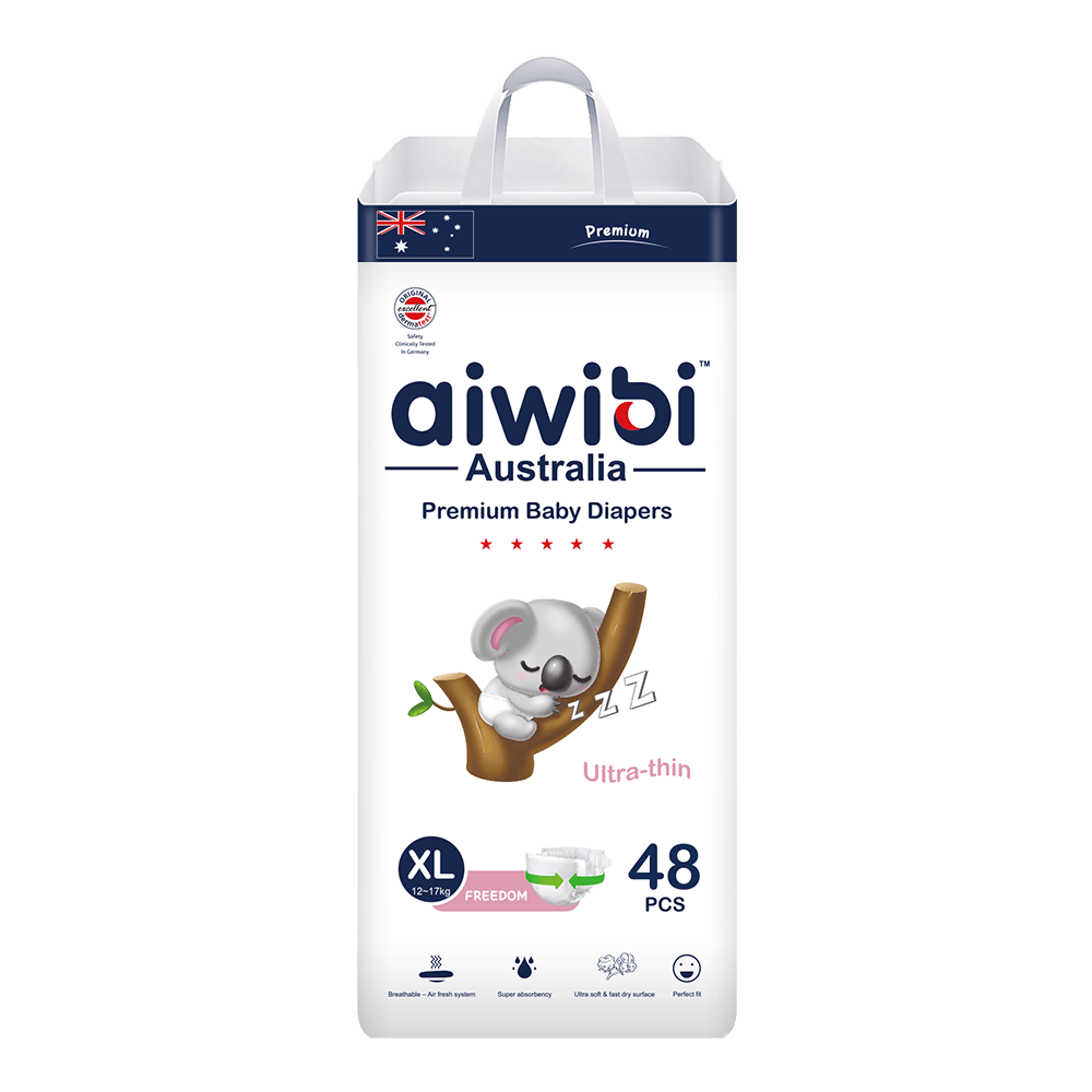 Aiwibi Premium Baby Diapers Size XL-48 Pcs (12-18kg)