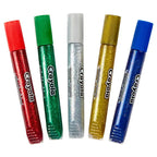 Crayola - 5 ct. Washable Glitter Glue, Bold Blazes