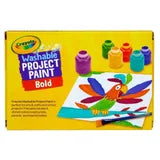 Crayola Washable Project Paint Set, Bold Colors