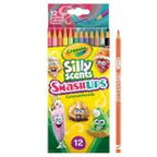 12 Ct Silly Scents Smash Ups Colored Pencils